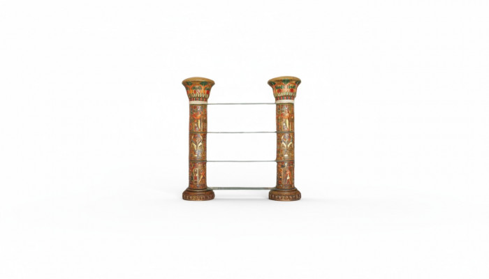 Regal Glas Vitrine Ägyptesch Regaler Vitrinen XXL Sailen 180cm Sail Ägypten Nei