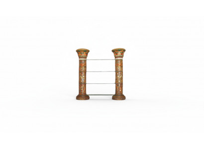 Regal Glas Vitrine Ägyptesch Regaler Vitrinen XXL Sailen 180cm Sail Ägypten Nei