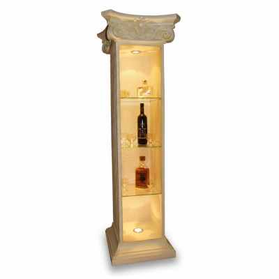 XXL Vitrine Bar Regal Glas Buedemfach Schaf Vitrinnen S�il Wunnzëmmer 1851 Nei