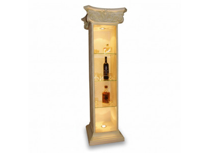 XXL Vitrine Bar Regal Glas Buedemfach Schaf Vitrinnen S�il Wunnzëmmer 1851 Nei