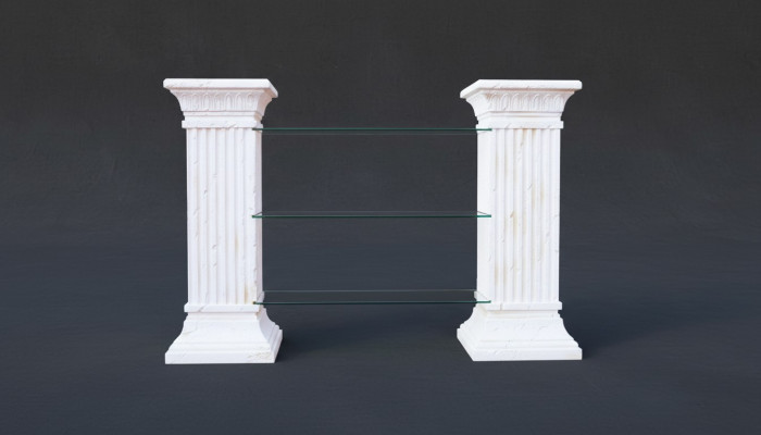 Design Vitrine Regal Glas Sail Vitrinnen Regaler TV Schaf Wunnzëmmer 1842 Nei