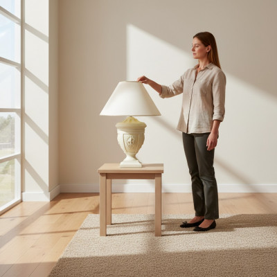 Dëschluucht Luucht Stäiluucht Dëschtlampe Luuchten Lampen Dëschtlampe Lampe Vase
