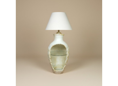 Design Steellampe Vase XXL 138cm Steellampe Lampen Regal Beliicht Vitrinn