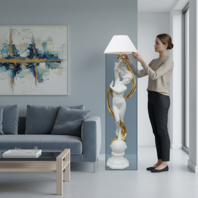 Steeluuchten Steeluucht Luucht Luuchten Luuchten Design Figur Skulptur 200cm Nei