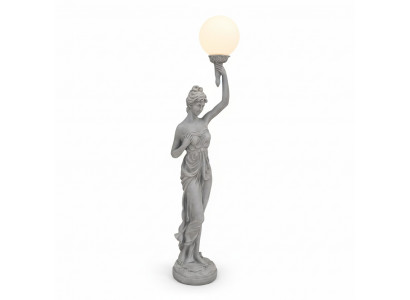 XXL Design Wunnzëmmer Stiellamp Luucht Stee Luuchten Lampe Figur Skulptur Nei