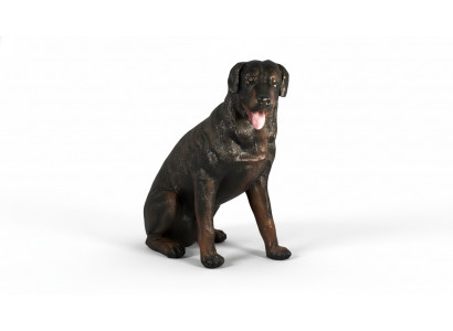 Design Rottweiler Hond Figur Statue Skulptur Figuren Skulpturen Dekoratioun 3007