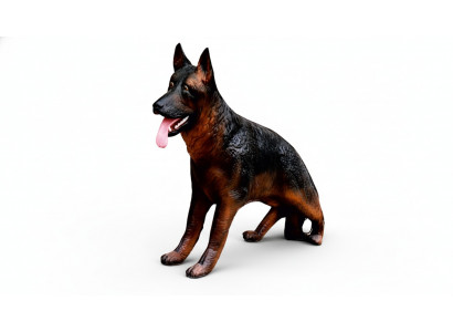Design Schäferhond Figur Statue Skulptur Figuren Skulpturen Dekoratioun Nei 3043