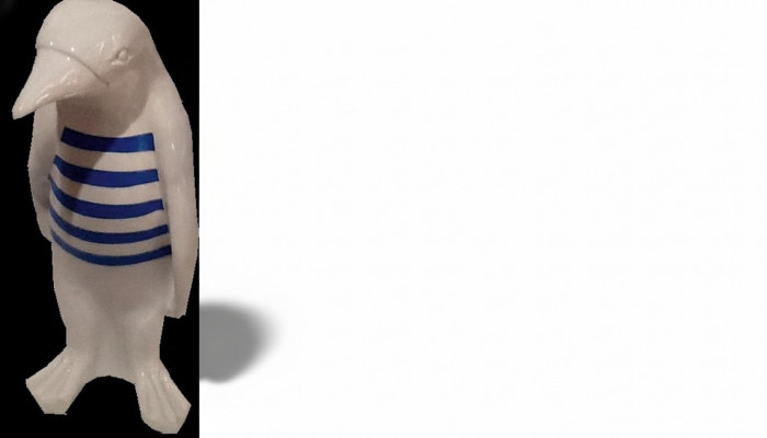Design Dekoratioun Pinguin Figur Statue Skulptur Figuren Skulpturen Deko XXL 67cm