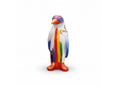 Design Luxus Figur Skulptur Handaarbecht Pinguin Déierskulpturen XXL 67cm Figurën