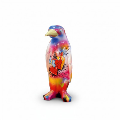 XXL 67cm Designer Figur Handaarbecht Bemoolt Figuren Skulptur Skulpturen Statue Nei