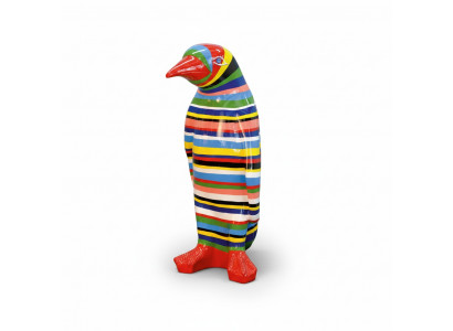 XXL Designer Figur Handaarbecht Bemoolt Figuren Skulptur Skulpturen Statu Pinguin