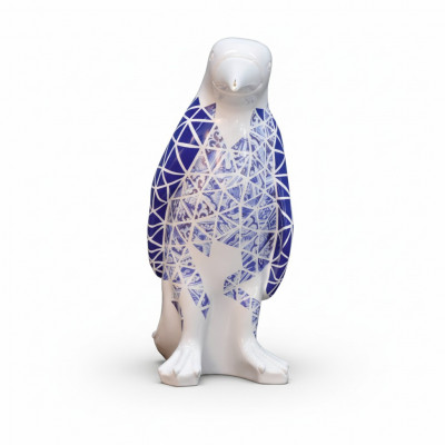 Design Pinguin Figur Statu Skulptur Figuren Skulpturen Dekoratioun Deko 3076 Nei