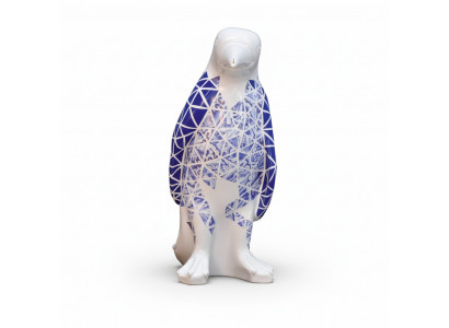 Design Pinguin Figur Statu Skulptur Figuren Skulpturen Dekoratioun Deko 3076 Nei