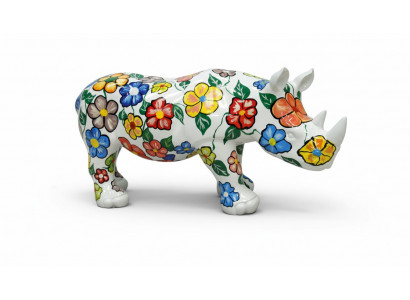 Design Nashorn Figur Statu Skulptur Figuren Skulpturen Dekoratioun Deko 3096 Nei