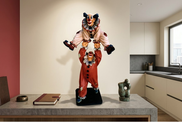 DesigClown Agestallt Figur Statue Skulptur Figuren Skulpturen Dekoratioun 5017