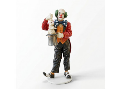 Design Clownmagier Figur Statue Skulptur Figuren Skulpturen Dekoratioun Deko 5027