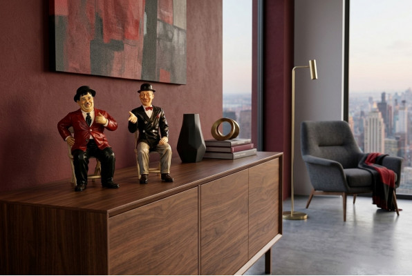 Design Flip Klapp Figur Statue Skulptur Figuren Skulpturen Dekoratioun 5302 Nei