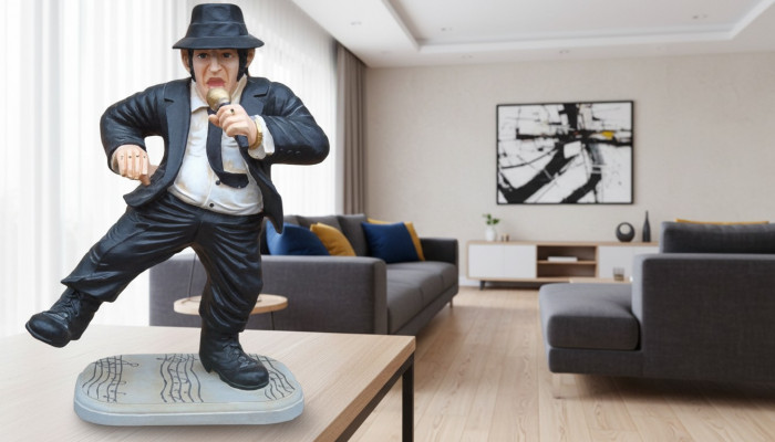 Design Blue Brothers Figur Statue Skulptur Figuren Skulpturen Dekoratioun 5324
