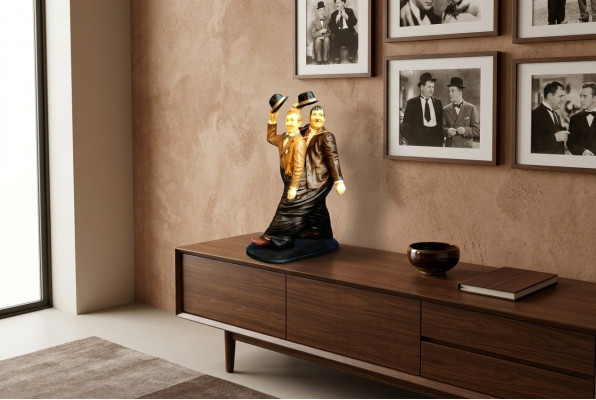 Design Figur Zwillinge Statu Skulptur Figuren Skulpturen Dekoratioun Deko 5370