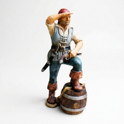 Design Pirat Figur Statue Skulptur Figuren Skulpturen Dekoratioun Deko 5601 Nei