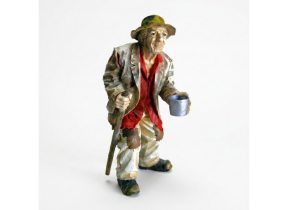 Design Bettler Figur Statu Skulptur Figuren Skulpturen Dekoratioun Deko 5623 Neiegkeet
