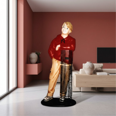 CD DVD Ständer Design Figur Statue Skulptur Figuren Skulpturen Dekoratioun Deko