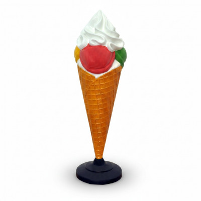 Design Eis Eisdiel Ständer Figur Statue Skulptur Figuren Skulpturen Dekoratioun