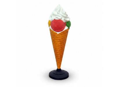 Design Eis Eisdiel Ständer Figur Statue Skulptur Figuren Skulpturen Dekoratioun