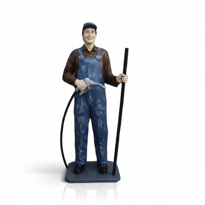 Design USA Tankstellfigur Statu Skulptur Figuren Skulpturen Dekoratioun Dekor.