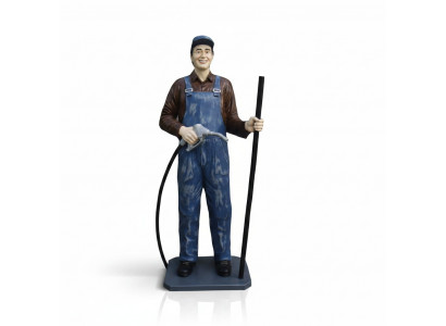 Design USA Tankstellfigur Statu Skulptur Figuren Skulpturen Dekoratioun Dekor.