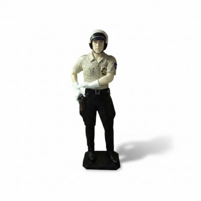 Design Polizist Figur Statue Skulptur Figuren Skulpturen Dekoratioun Deko 5682