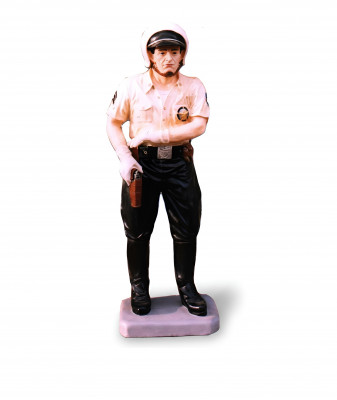 USA Autobunn Polizist Figur Statu Skulptur Figuren Skulpturen Dekoratioun Deko