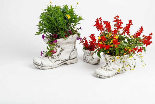 Blummendëppen Planzendëppen Natur Dekoratioun Figur Blummendëppercher Gaart Vasen