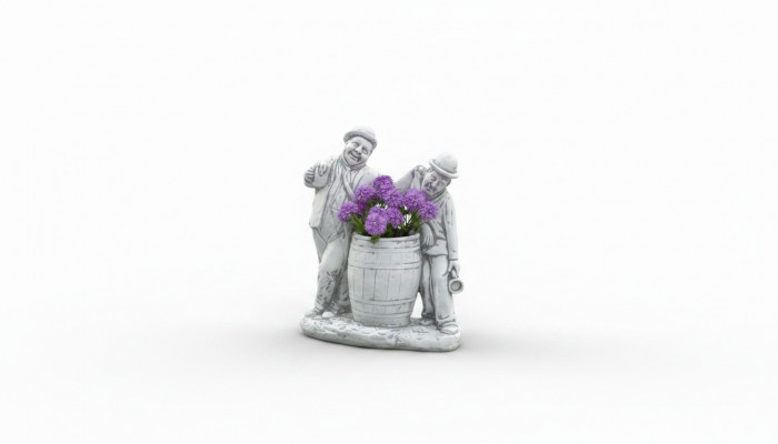 Charlie Chaplin Blummekueder Planzkueder Dekoratioun Figur Blummendëppen