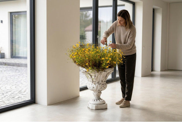 Blummendëppen Natur Planzendëppen Dekoratioun Figur Vasen Blummendëppen Gaart