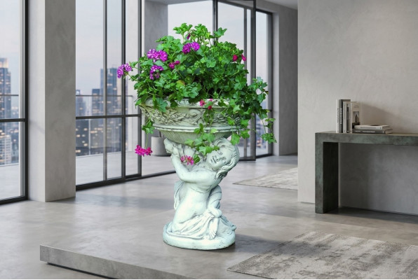Blumekübel Planz Kübel Dekoratioun Figur Gaart Blumendëppercher Käerchen Natur
