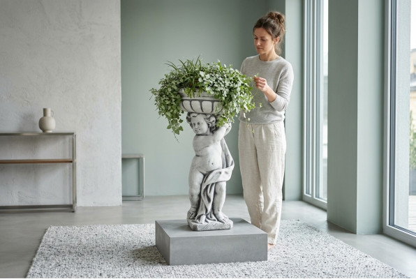 Blummendëppen Planzendëppen Dekoratioun Figur Gaart Natur Blummendëppen Vasen