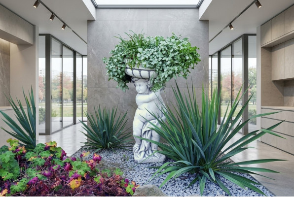 Blummendëppen Planzendëppen Dekoratioun Figur Gaart Natur Blummendëppen Vasen