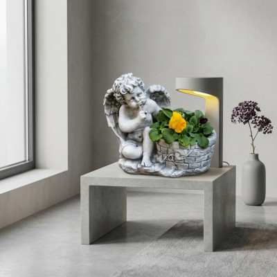 Blummendëppen, Planz Natur Déppen, Dekoratioun Gaart Figur, Vasen, Blummendëppen