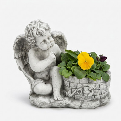 Blummendëppen, Planz Natur Déppen, Dekoratioun Gaart Figur, Vasen, Blummendëppen