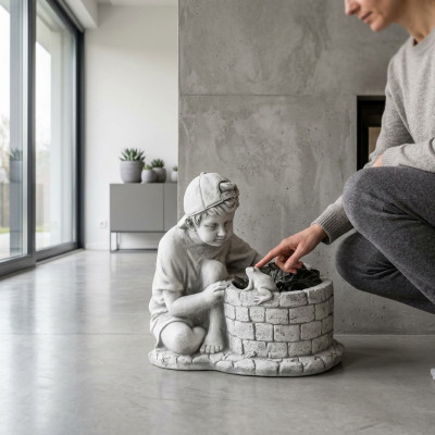Blumbeet Natur Planz Kübel Dekoratioun Gaart Figur Vasen Blummendëppen