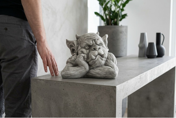 Troll 19cm Skulptur Design Figur Statue Gaart Figuren Statuen