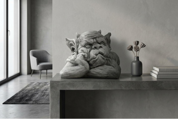Troll 19cm Skulptur Design Figur Statue Gaart Figuren Statuen