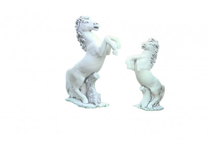 Gaart Dekoratioun Päerd Statue Skulptur Figuren Skulpturen Designer