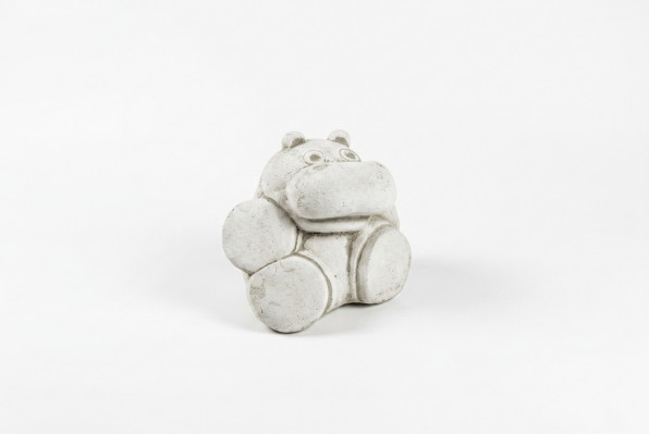 Gaart Dekoratioun Nilpferd Statue Skulptur Figuren Skulpturen Designer