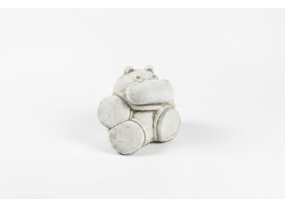 Gaart Dekoratioun Nilpferd Statue Skulptur Figuren Skulpturen Designer