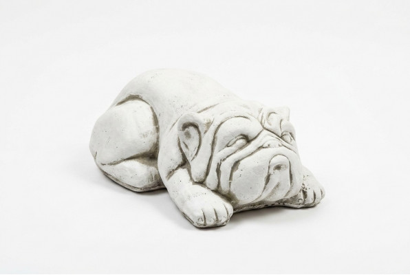 Gaart Dekoratioun Hond Statu Skulptur Figuren Skulpturen Designer
