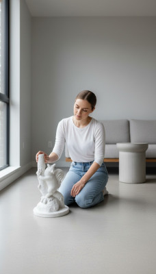 Gaart Dekoratioun Frettchen Terrass Steen Figuren Figur Statu Skulptur