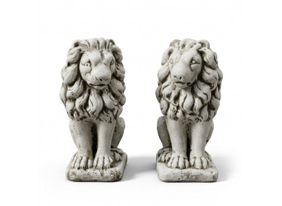 Gaart Dekoratioun Léiw Statu Skulptur Figuren Natur Skulpturen Designer
