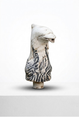 Gaart Dekor Delfin Statu Skulptur Figuren Skulpturen Designer